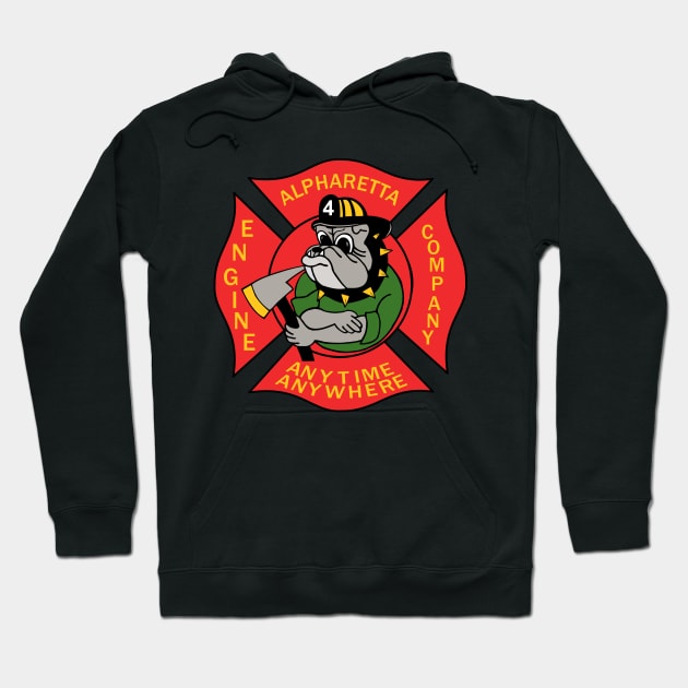 Alpharetta Fire Station 4 Hoodie by LostHose